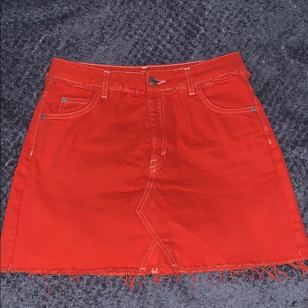TOPSHOP jean skirt!